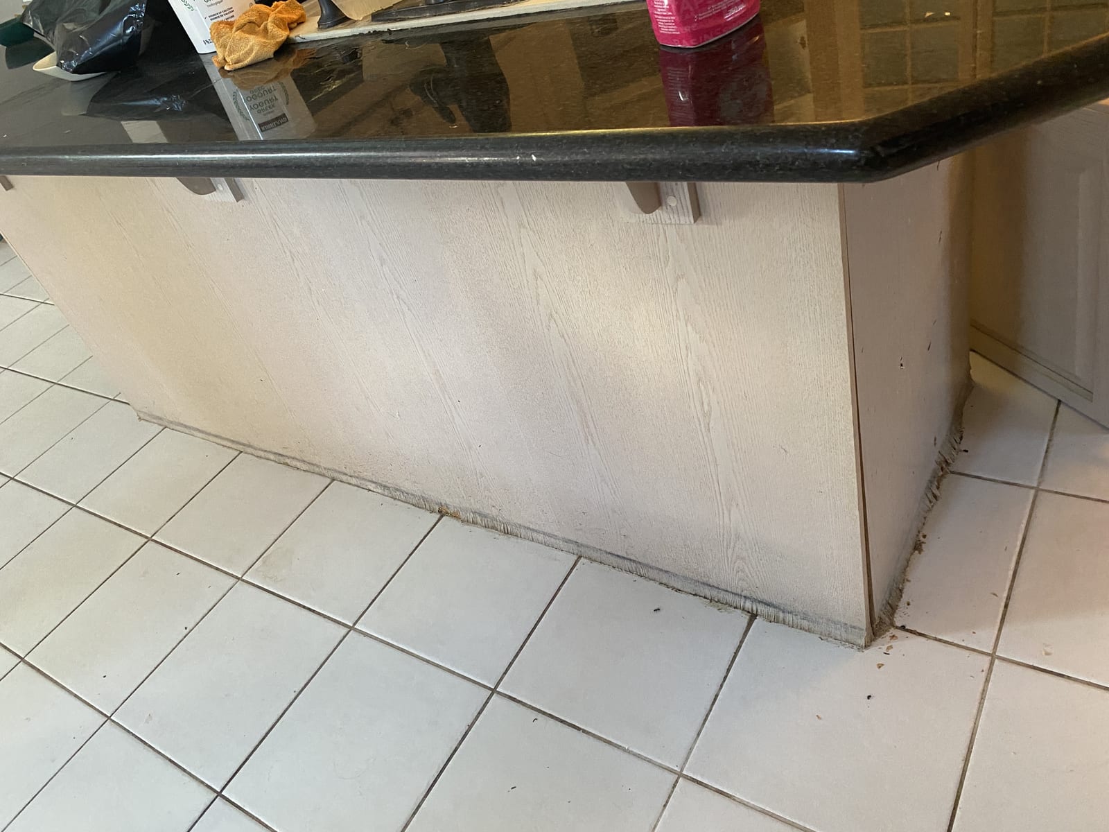 Original kitchen and cabinet layout