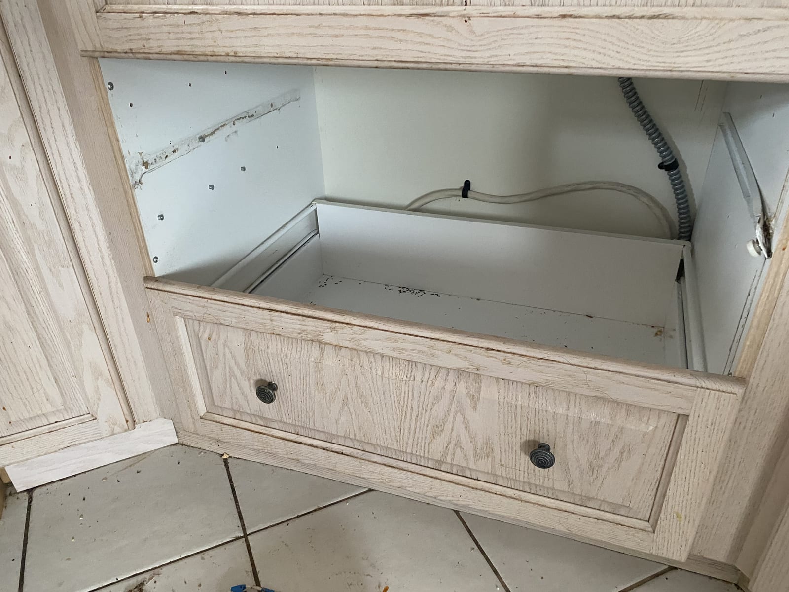 Existing cabinetry details